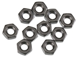 Axial Thin Hex Nut M3 Black (10)