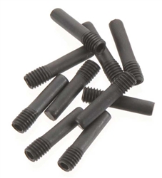 Axial Screw Shaft M3x2.5x13mm Black (10)