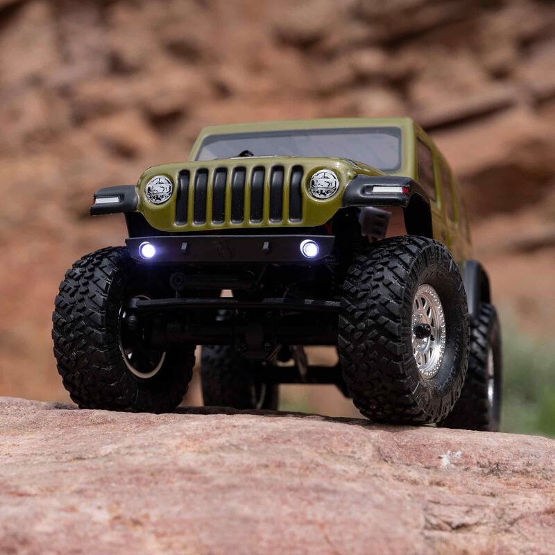 Axial SCX24 V3 RTR with Jeep Wrangler JL Unlimited Body - Green