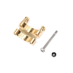 Axial SCX24 Rear Upper Link Mount, Brass