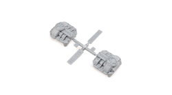 Axial AR44 Differential Covers (Gray)