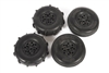 Axial ST28 Razor FR / Paddle RR Tire Set for Yeti Jr. (4)