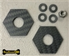Bowhouse RC SVT Carbon Fiber Slipper Pads for Axial SCX6