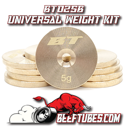 Beef Tubes Universal Weight Kit - Brass - 10 pcs