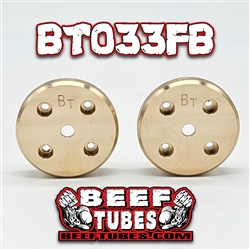 Beef Tubes Capra UTB18 Portal Covers - Pair - Brass