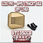 Beef Tubes SCX10 Pro / AR45 Straight Axle Diff Cover - Brass