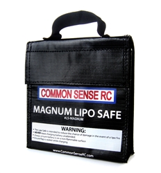 Common Sense RC Magnum LiPo Safe Charging and Storage Bag