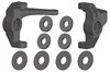 Team Corally Steering Block Set, Left and Right, Composite