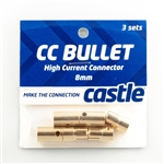 Castle Creations 8.0mm High Current CC Bullet Connector Set