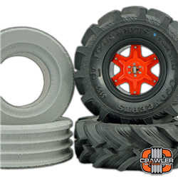 Crawler Innovations Deuce's Wild Single Stage for "Fling King" 2.6" MT Tires Foam Pair (2)