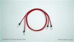 Cross-RC Scale Accessories - 1/10 Scale Bungee Rope (Red)