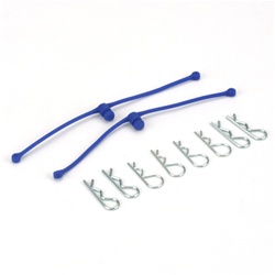 Du-Bro Body Klip Retainers Blue