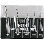 Du-Bro 10-Piece Metric Assorted Tap & Drill Set