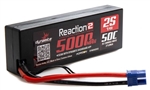 Dynamite Reaction 2.0 2S 7.4V 5000mAh 50C Hardcase LiPo Battery -  EC3