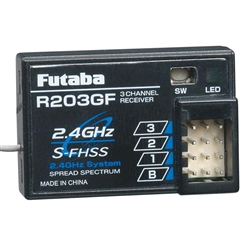 Futaba R203GF 3-Ch 2.4GHz S-FHSS Receiver