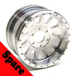 Gear Head RC 2.2" Lightweight U4 Race Wheel & Hub Silver (1) Spare