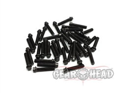 Gear Head RC M2 x 10mm Scale Hex Bolts, Black (40)DISCONTINUED