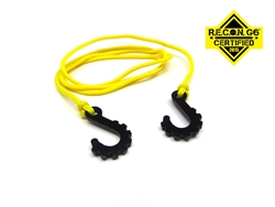 Gear Head RC 24" Tow Rope with Hooks, Yellow