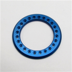 Gear Head RC 1.55" Aluminum Beadlock Rings - Anodized Blue (2)