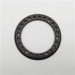 Gear Head RC 1.9" Aluminum Beadlock Rings - Anodized Black (2)