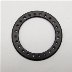 Gear Head RC 2.2" Aluminum Beadlock Rings - Anodized Black (2)