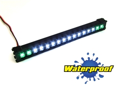 Gear Head RC 1/10 Scale Trek Torch 5" LED Light Bar - White and Green