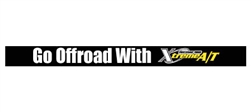 Go Offroad With - Windshield Banner No. 6