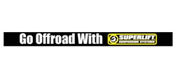 Go Offroad With - Windshield Banner No. 7