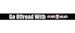 Go Offroad With Gear Head RC Windshield Banner