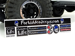 ForbiddenJeeps.com Sticker Sheet