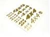 Gear Head RC Vinyl "4X4" Decal Sheet - Gold