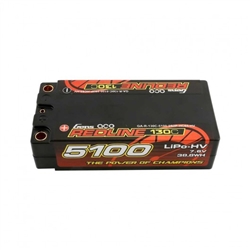 Gens ace 2S 7.6V 5100mAh 130C Redline Series Hardcase Shorty LiHV Battery (00872)