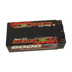 Gens ace 2S 7.6V 6000mAh 130C Redline Series Hardcase Shorty LiHV Battery (00714)