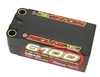 Gens ace 2S 7.4V 6100mAh 130C Redline Series "Drag" Shorty LiPo Battery - 8mm Bullets (11217)