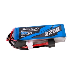 Gens ace 3S 11.1V 2200mAh 25C G-Tech LiPo Battery - EC3 / Deans / XT60 (GEA223S25T3GT)