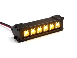 Gear Head RC 1/10 Scale 2" LED Light Bar with Mounting Brackets - Yellow