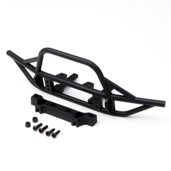 Gmade GS01 FRONT TUBE BUMPER WITH SKID PLATE, SILVER