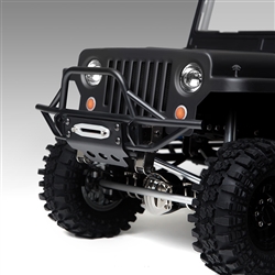 Gmade GS01 Front Tube Bumper with Skid Plate Black