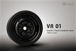 SCRATCH & DENT Gmade 1.9 VR01 beadlock wheels (Black) (2)