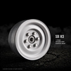 Gmade 1.9" SR03 Beadlock Wheels (Gloss white) (2)