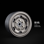 Gmade 1.9" SR05 Beadlock Wheels (Uncoated Silver) (2)