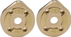 Hot Racing Brass Portal Cover: Axial UTB