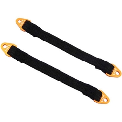 Hot Racing Suspension Travel Limit Straps 100mm (2) Orange