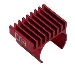 Hot Racing 9 fin 030 Motor Heat Sink SCX24 - Red