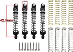 Hot Racing Aluminum Threaded Long Travel Oil Shocks Axial SCX24