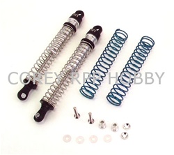 Hot Racing Silver Threaded Shock Set 120mm