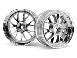 HPI Racing LP29 LM-R Wheel Chrome 29mm (2) 3mm Offset