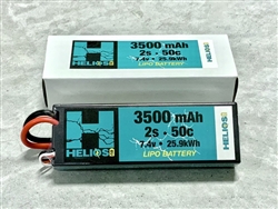 Helios RC 2S 7.4V 3500mAh 50C LiPo Battery - Deans