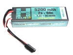 Helios RC 2S 7.4V 5200mAh 50C Hard Case LiPo Battery - TRX