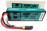 Helios RC 2S 7.4V 5200mAh 50C Hard Case LiPo Battery - XT60 and TRX